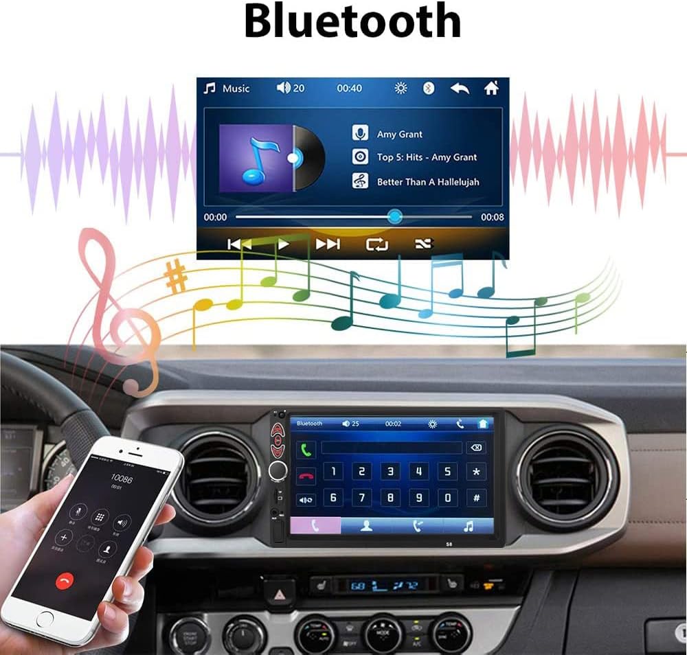 7 Inch Touchscreen Double Din Car Stereo K232362