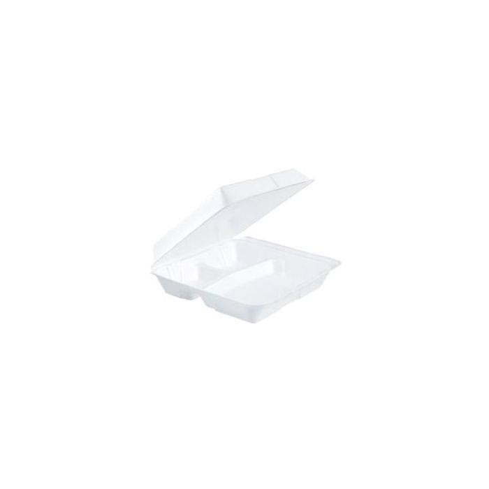 White Foam Hinged Lid Container K304188