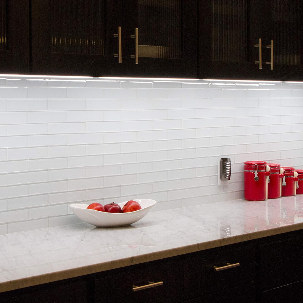 24in. Direct Wire LED Light Fixture, Selectable White, Selectable Brightness P60478