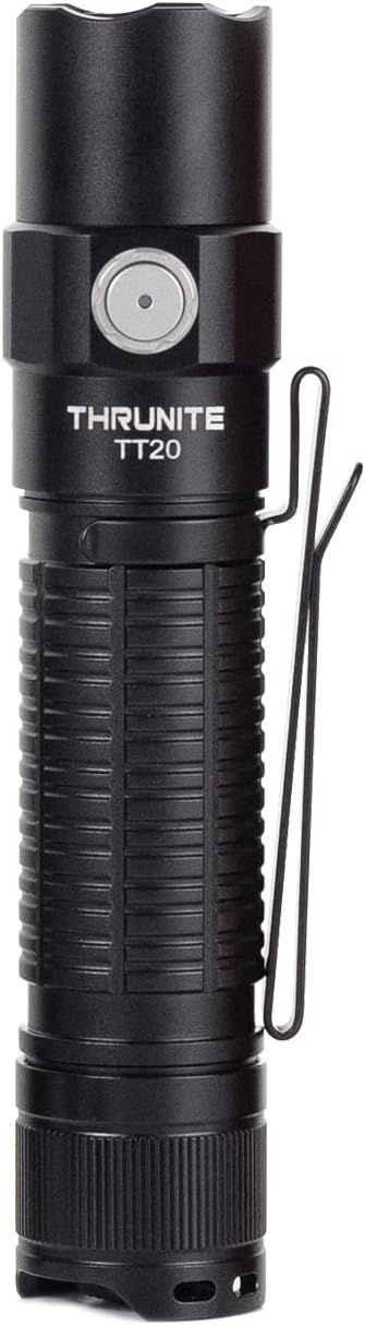 Black Rechargeable Tactical Flashlight C100652