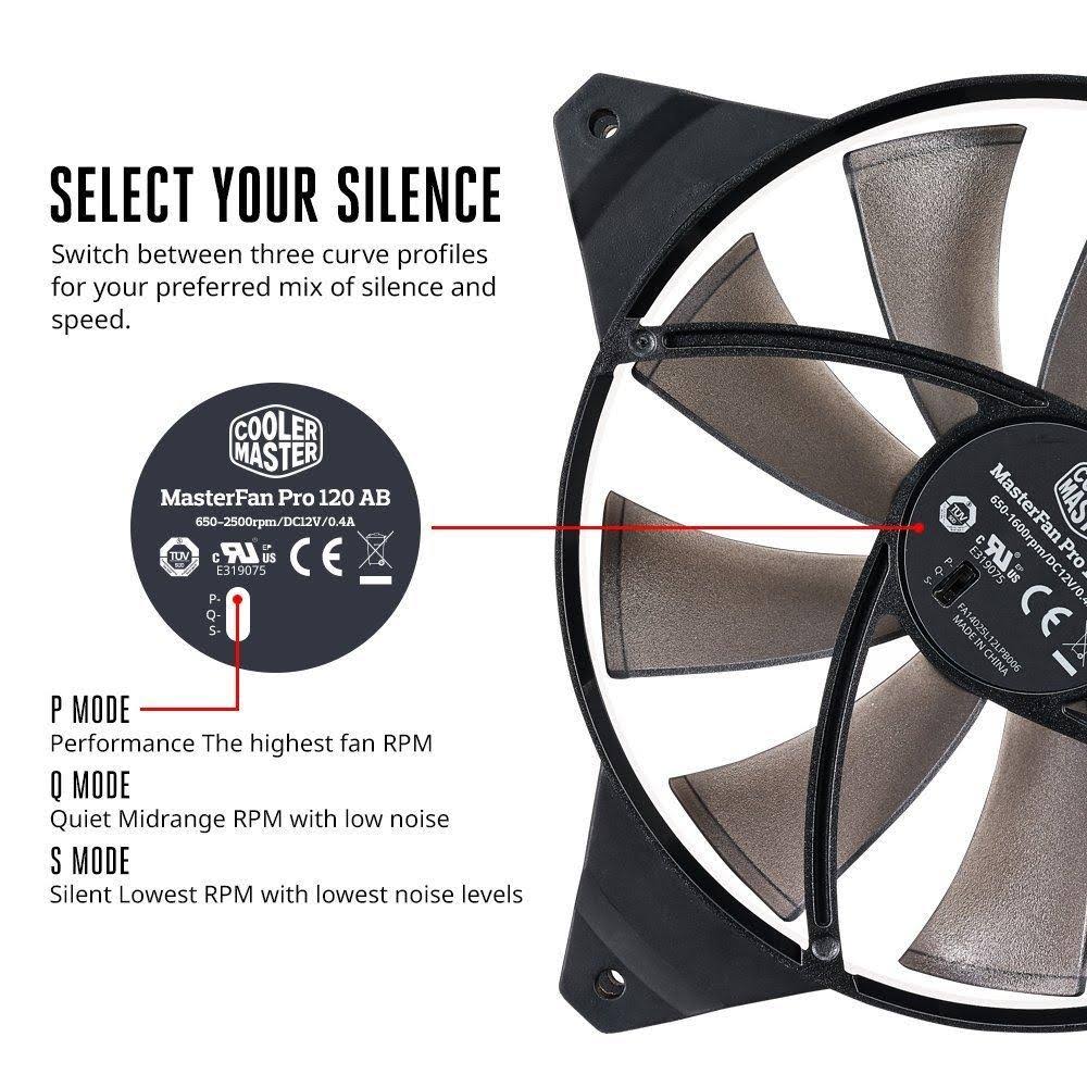 120 Air Pressure RGB Case Fan Pack of 3 X59171