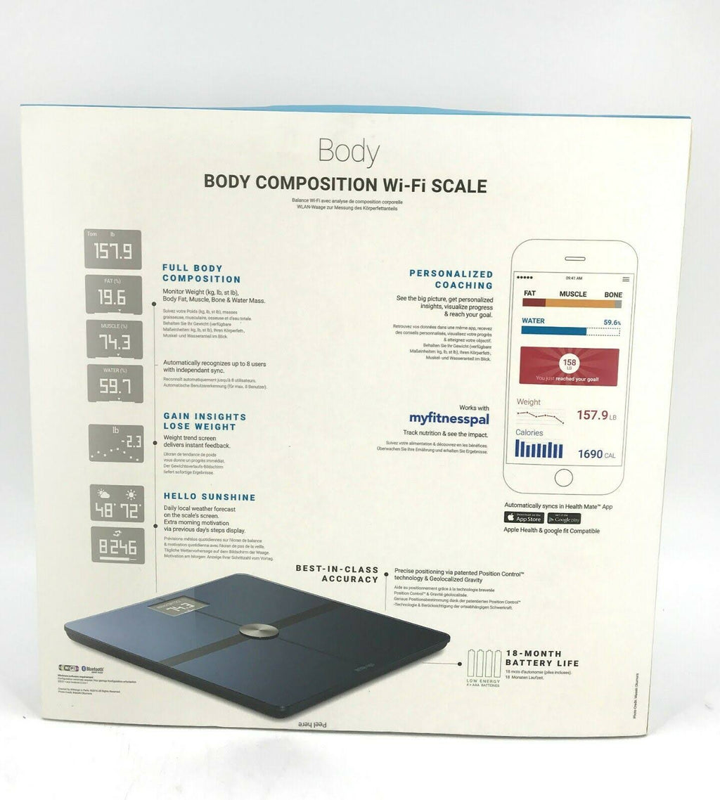 Wi-Fi Body Composition Scale Black U558335