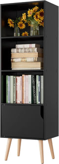 4 Tier Wooden Floor Cabinet with 1 Door G9221