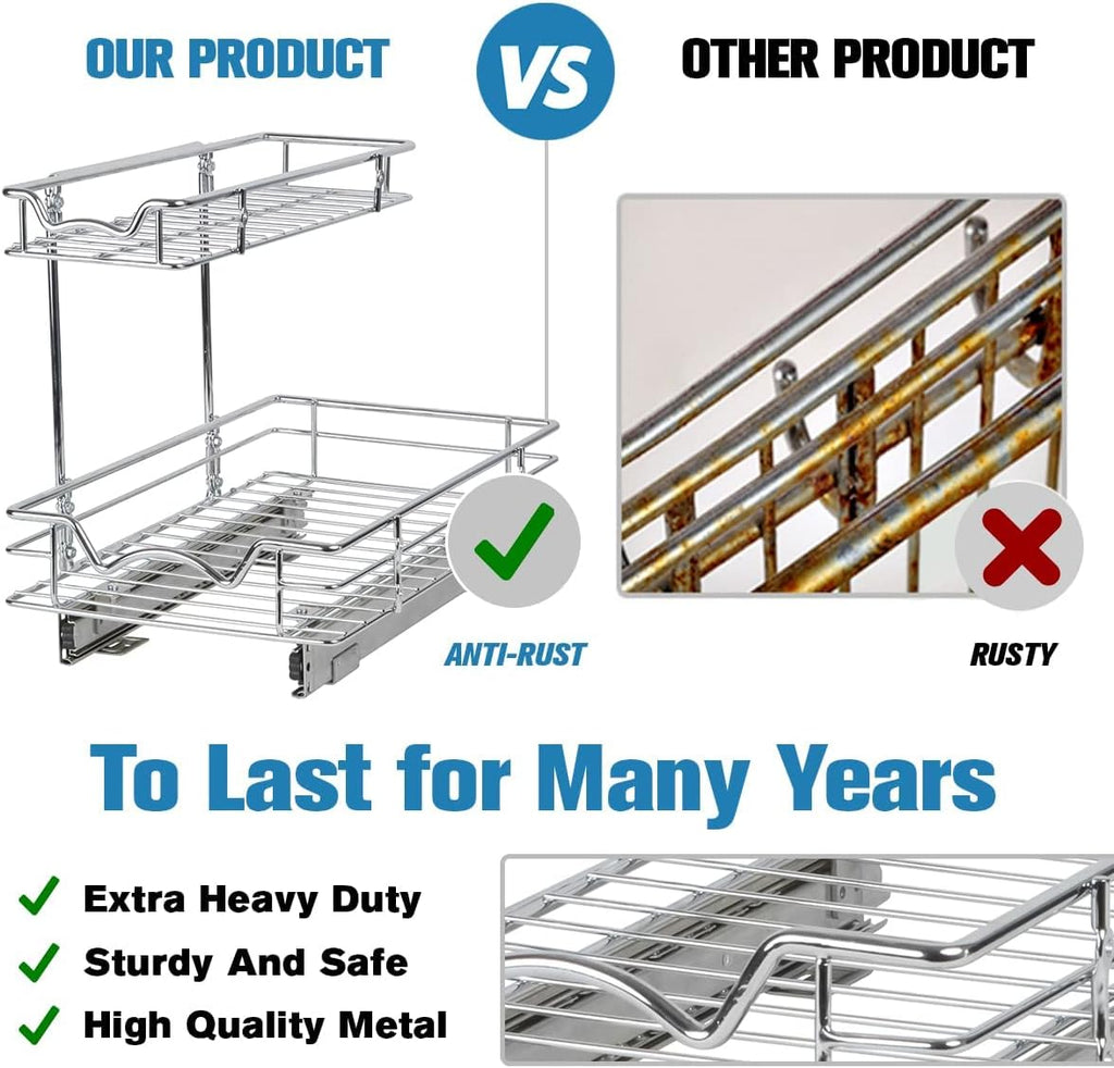 Pull Out Cabinet Organizer Sliding Shelf O21423