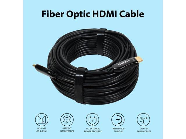 80ft Fiber Optic HDMI Cable 4K HDR D251