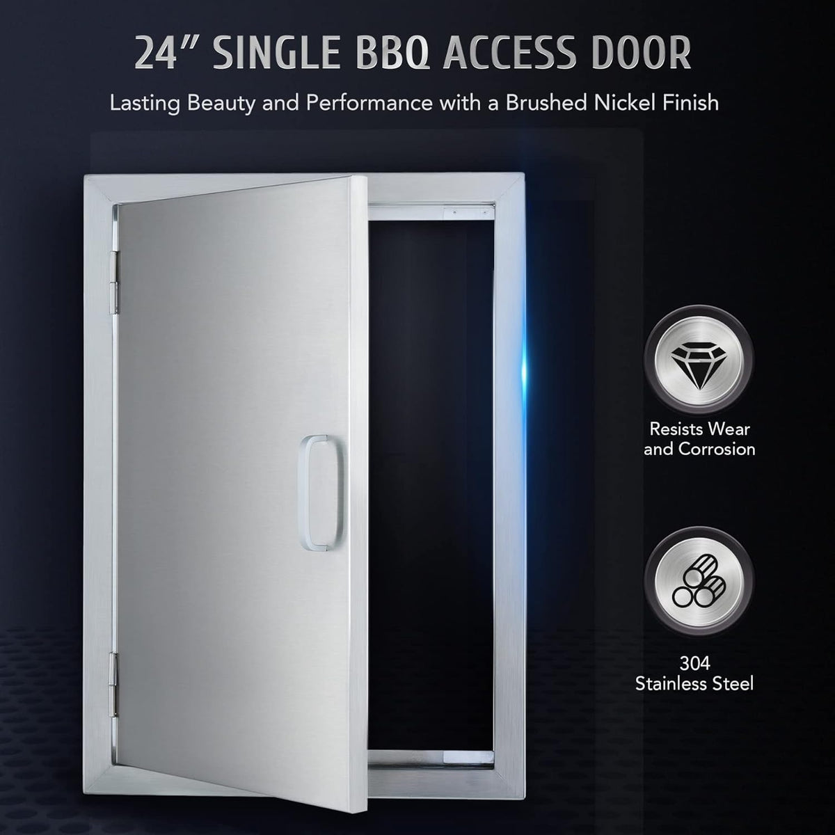 Weatherproof 304 Stainless Steel Single Access Doors H761286