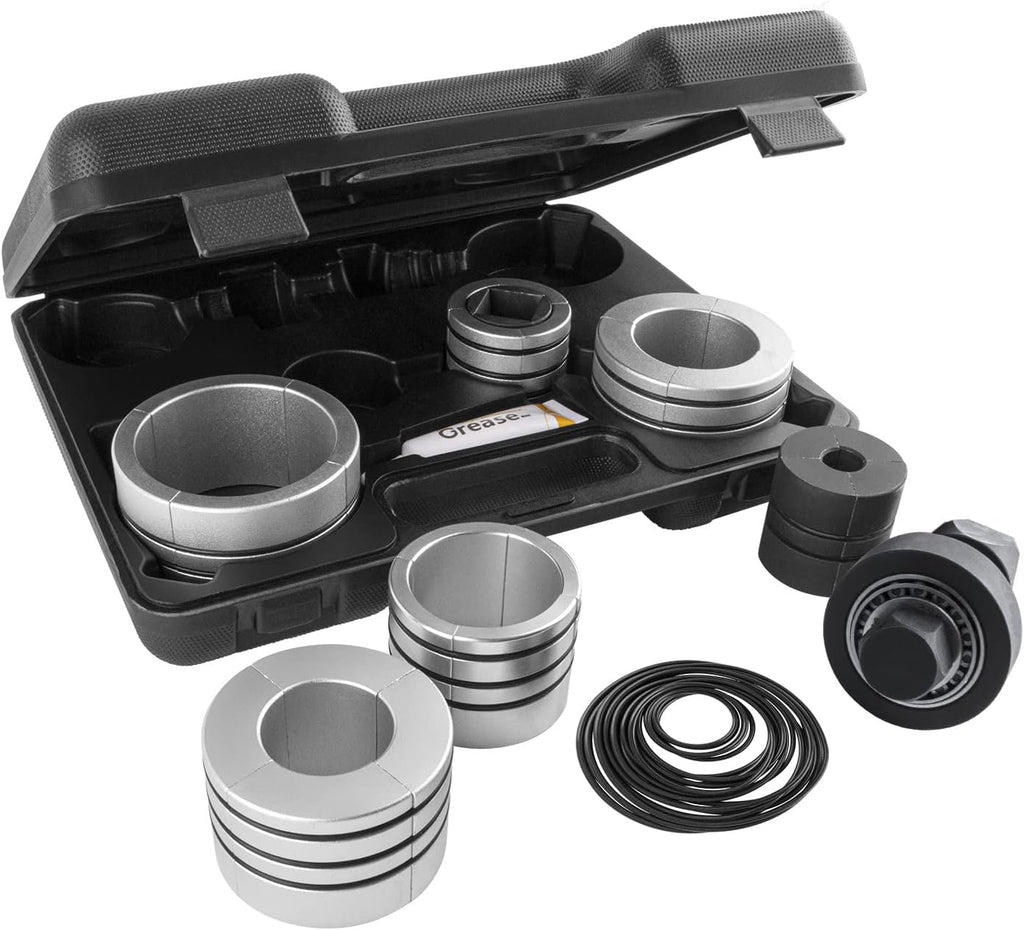 Exhaust Pipe Expander Tool Set 1-5/8 to 4-1/4 Inches with Rubber Rings Z698401