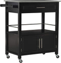 Black Kitchen Cart B7234