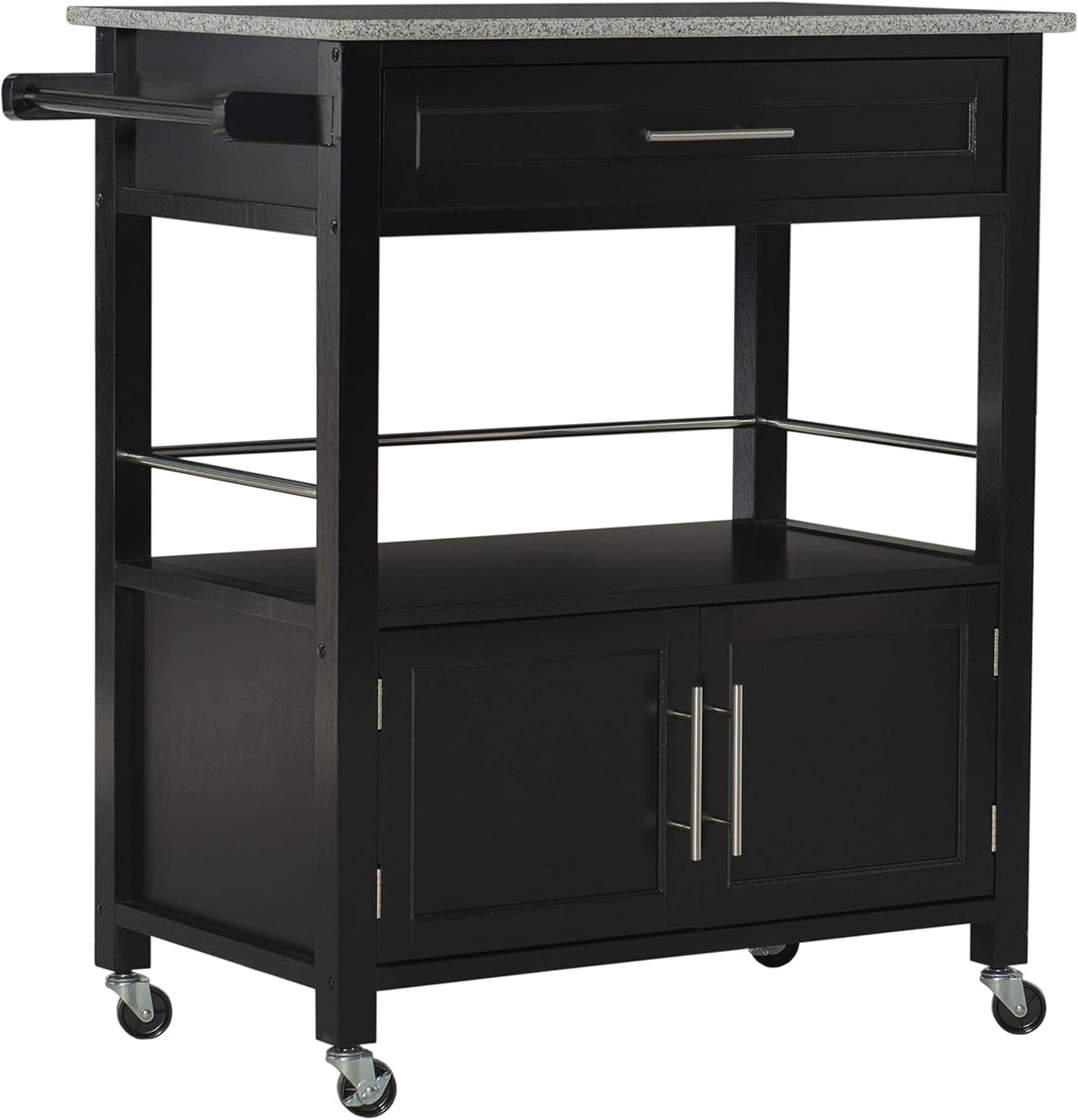 Black Kitchen Cart B7234