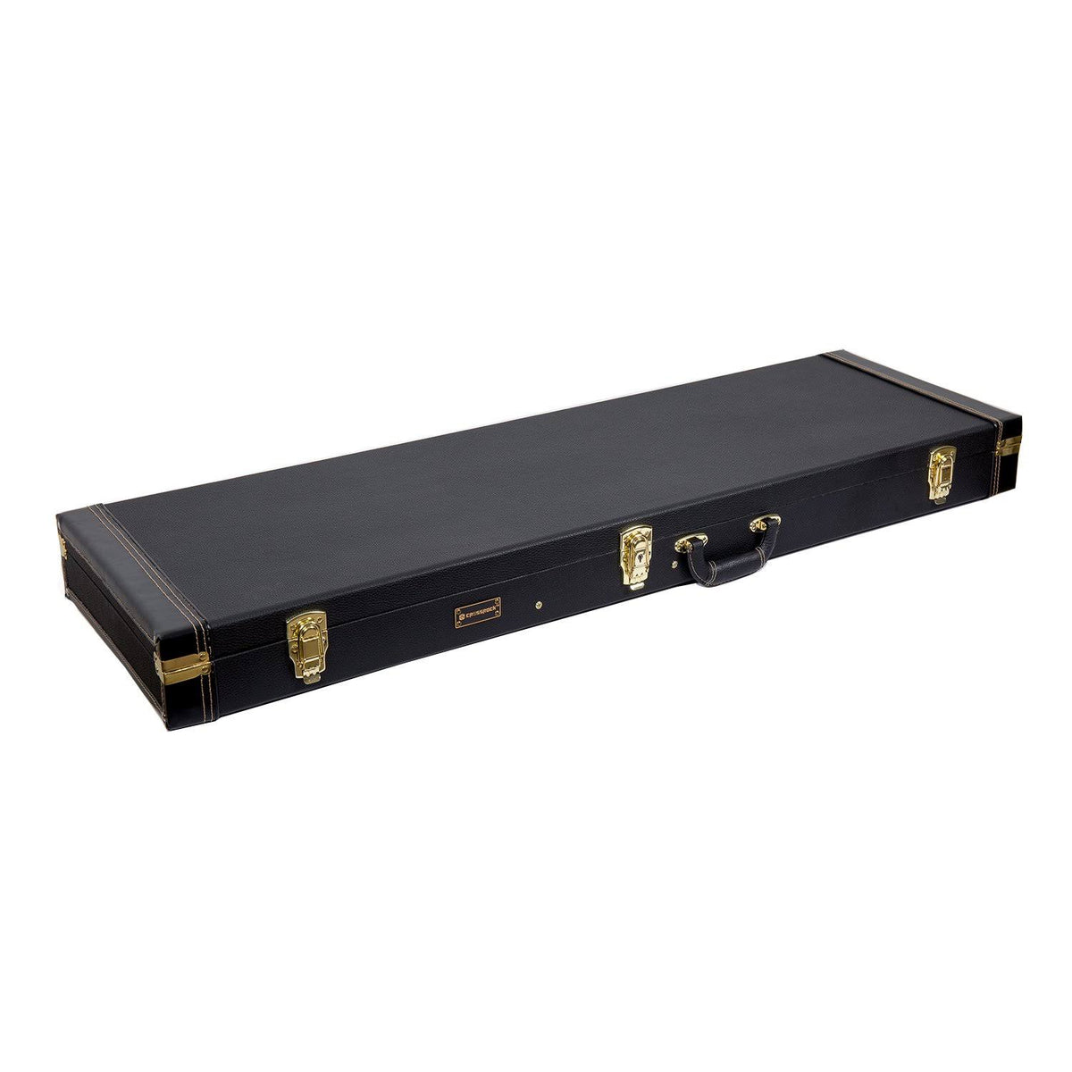 Black Wooden Bass Guitar Case W5301