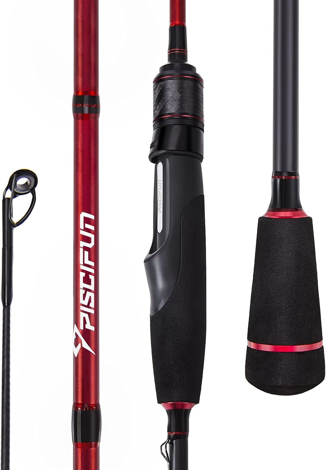 Lightweight Carbon 2 Pcs Spinning Fishing Rod N5211