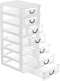 7 Clear Desktop Drawer Storage Container K59584