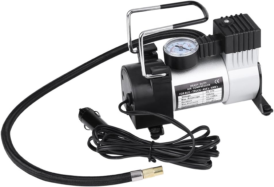 12V 100PSI Heavy Duty Tire Inflator with Gauge A394504