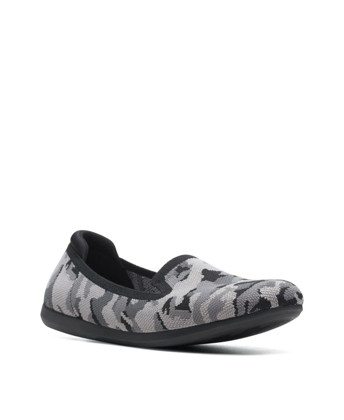 Black Camo Knit Shoes Y959