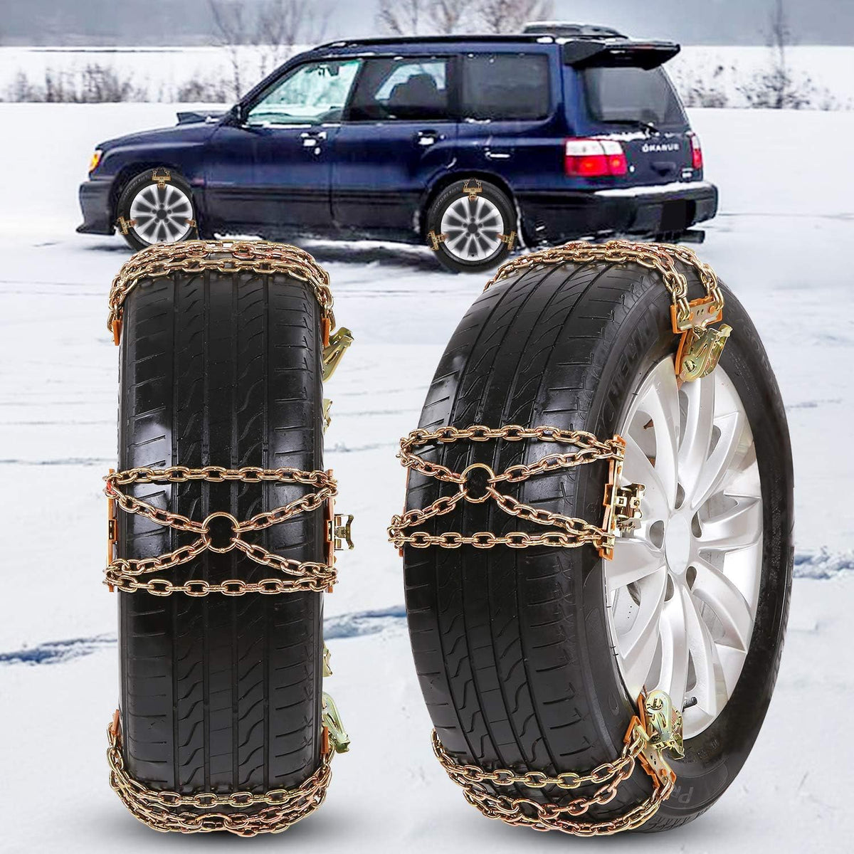 Tire Chains 6 PCS Adjustable Lock O244490