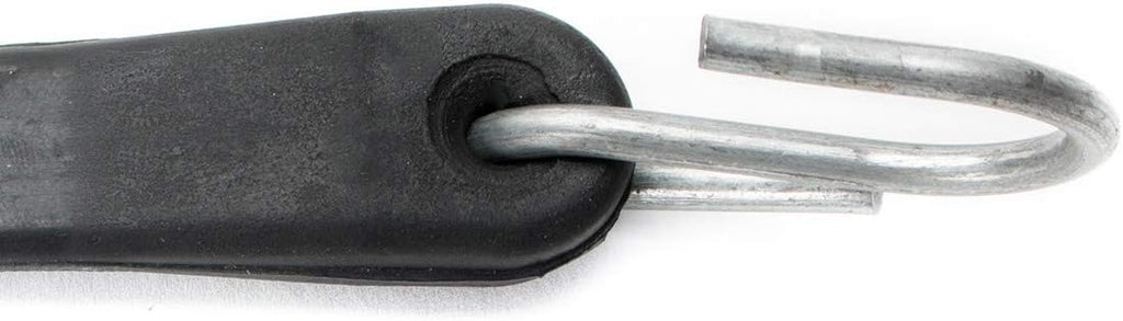 50 Pack 9" Natural Rubber Tarp Straps with Metal S-Hooks H3084