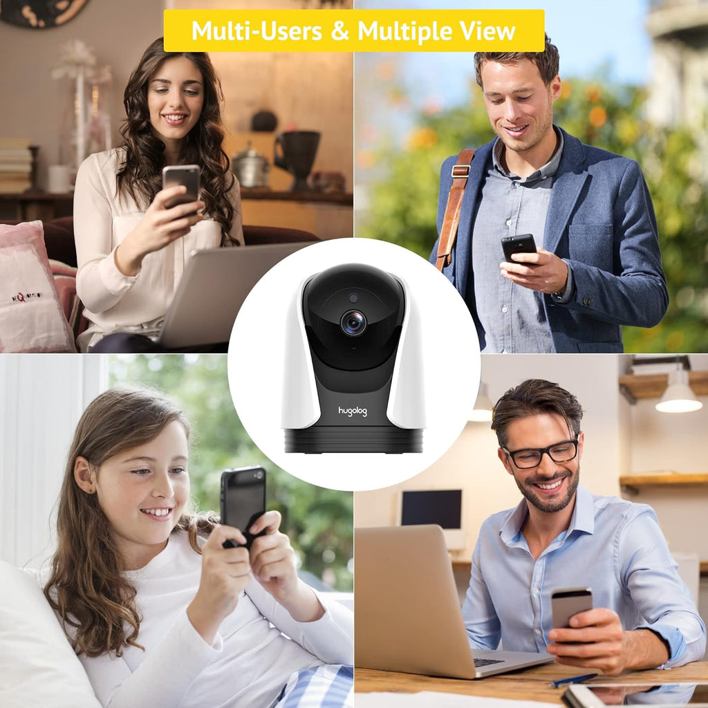 2K Indoor Wi-Fi Security Camera with Motion Detection R32639