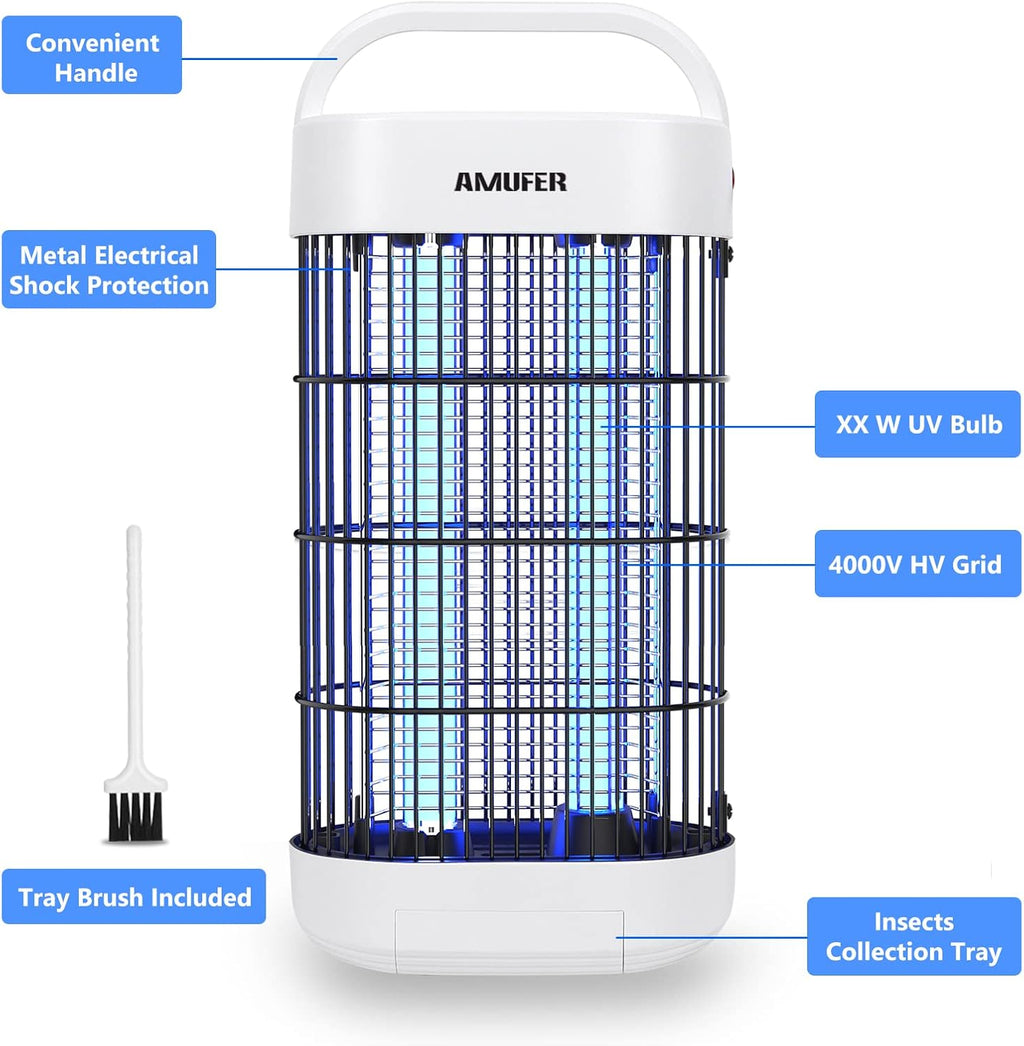 4000V 18W UV Electric Bug Zapper Pack of 2 V851