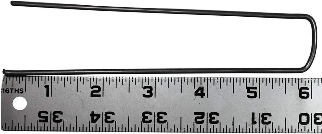 Galvanized 6 Inch 11 Gauge Steel Garden Landscape Staples I37877