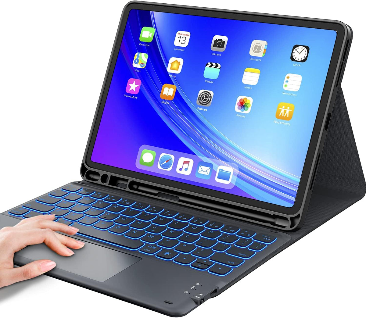 iPad Air 4th Generation Case with Keyboard, Black G707532