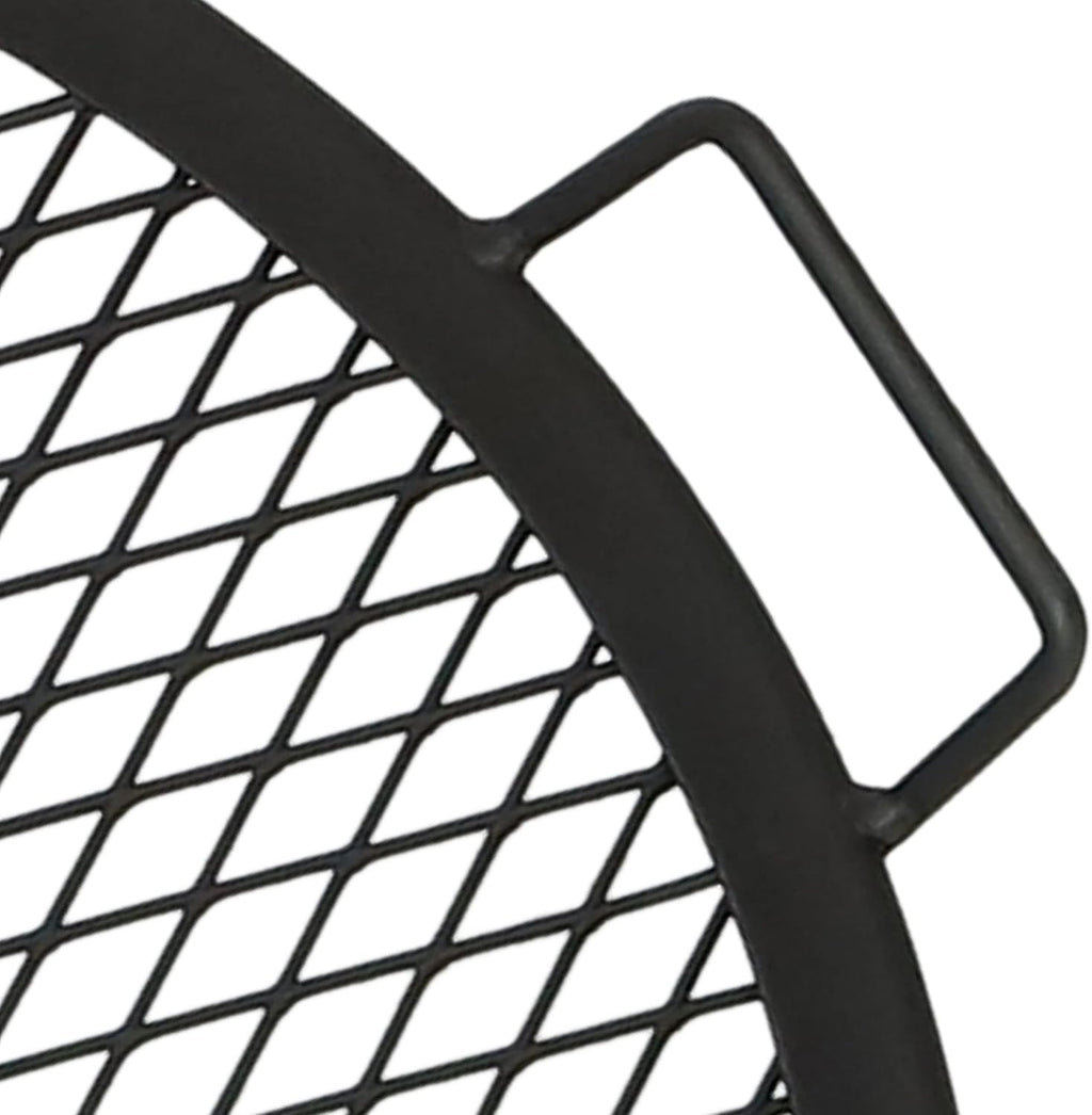 Round Heavy-Duty Steel Fire Pit Cooking Grate L5539