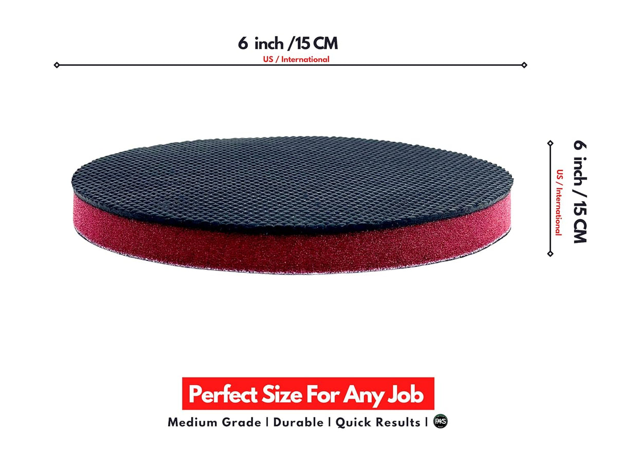 Clay Bar Pad 6'' Orbital Polisher Pad for Car Detailing, 2 Pieces L27179