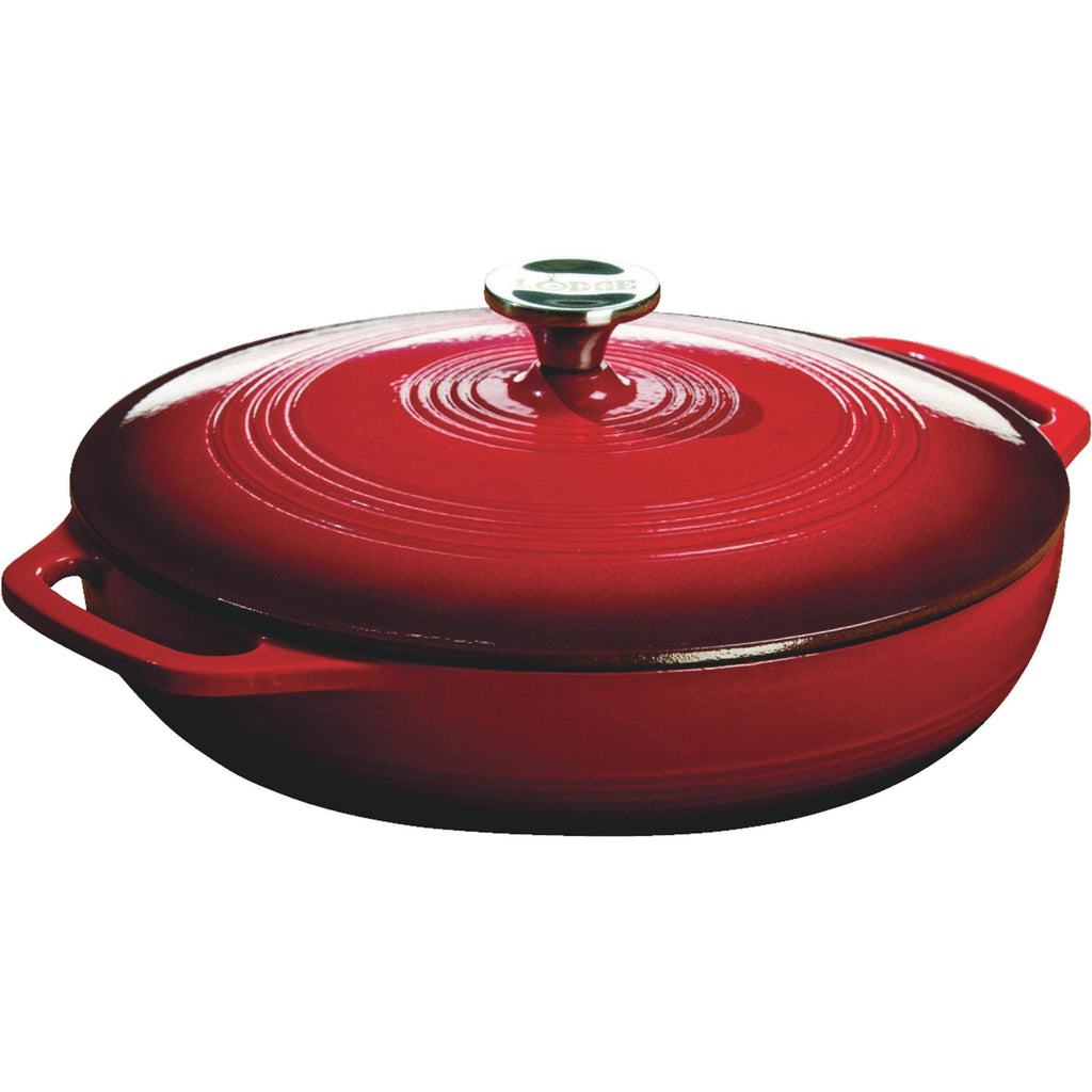 Cast Iron Casserole Dish 3.6 qt Red V257