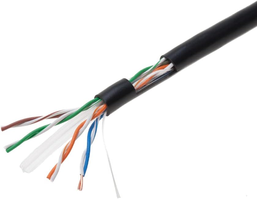 1000ft CAT6 Solid UTP 23AWG Ethernet Cable Orange V59531