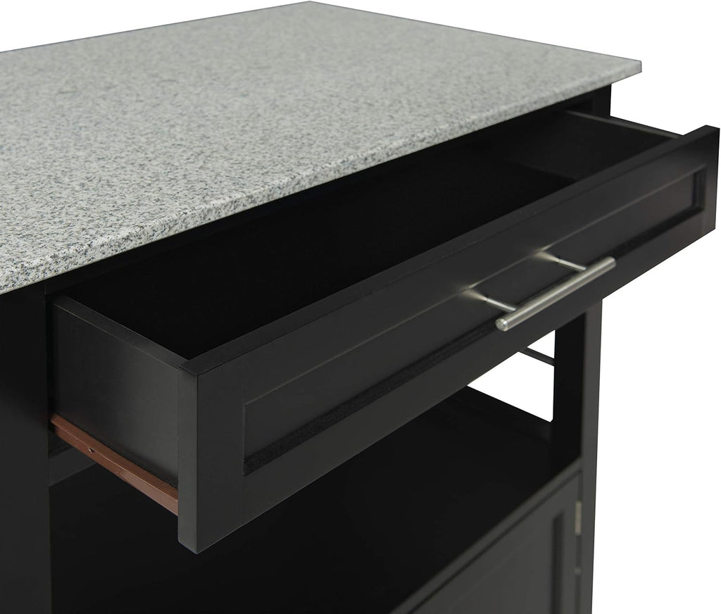 Black Kitchen Cart B7234