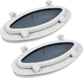 Pair of 16” x 8-5/8” Oval Opening Portlight Porthole Replacement Window N5762