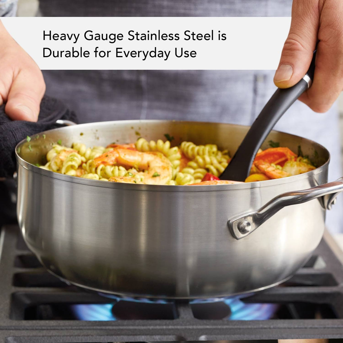 Stainless Steel 4qt Casserole with Lid C927194