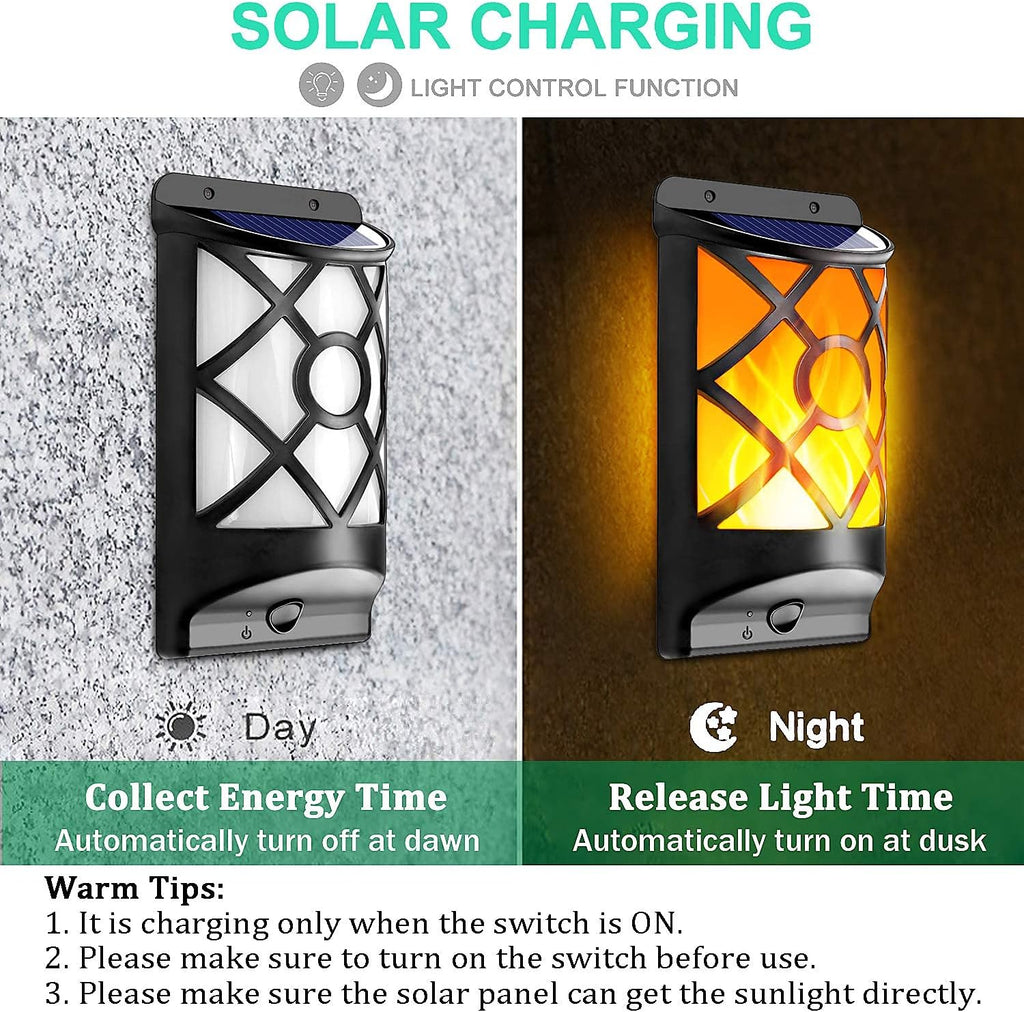 Solar Flame Lights Outdoor 6 Pack F5039