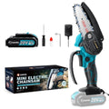 4 Inch Mini Cordless Electric Chainsaw with 2 Batteries B7627