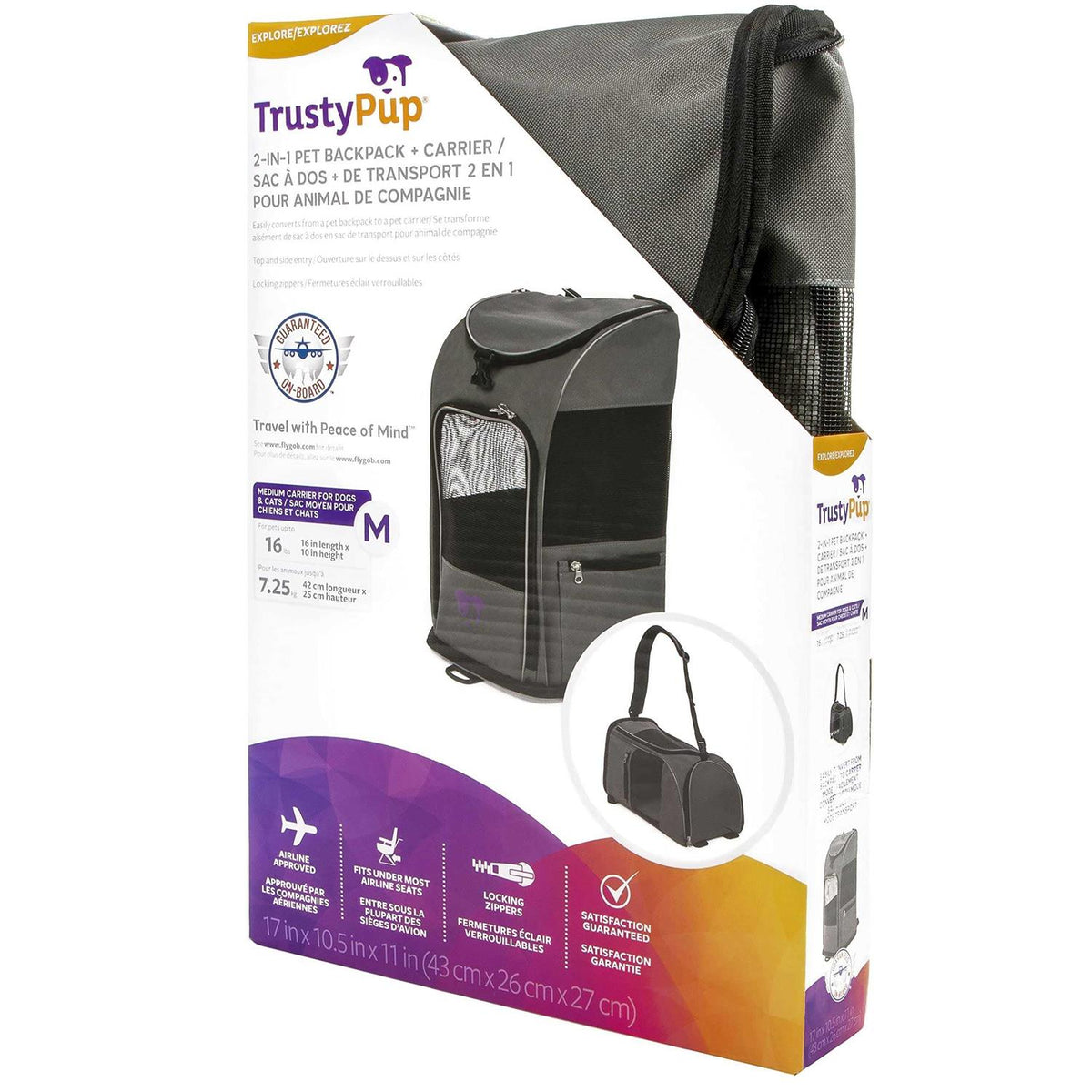 2-in-1 Pet Backpack Travel Carrier J904862