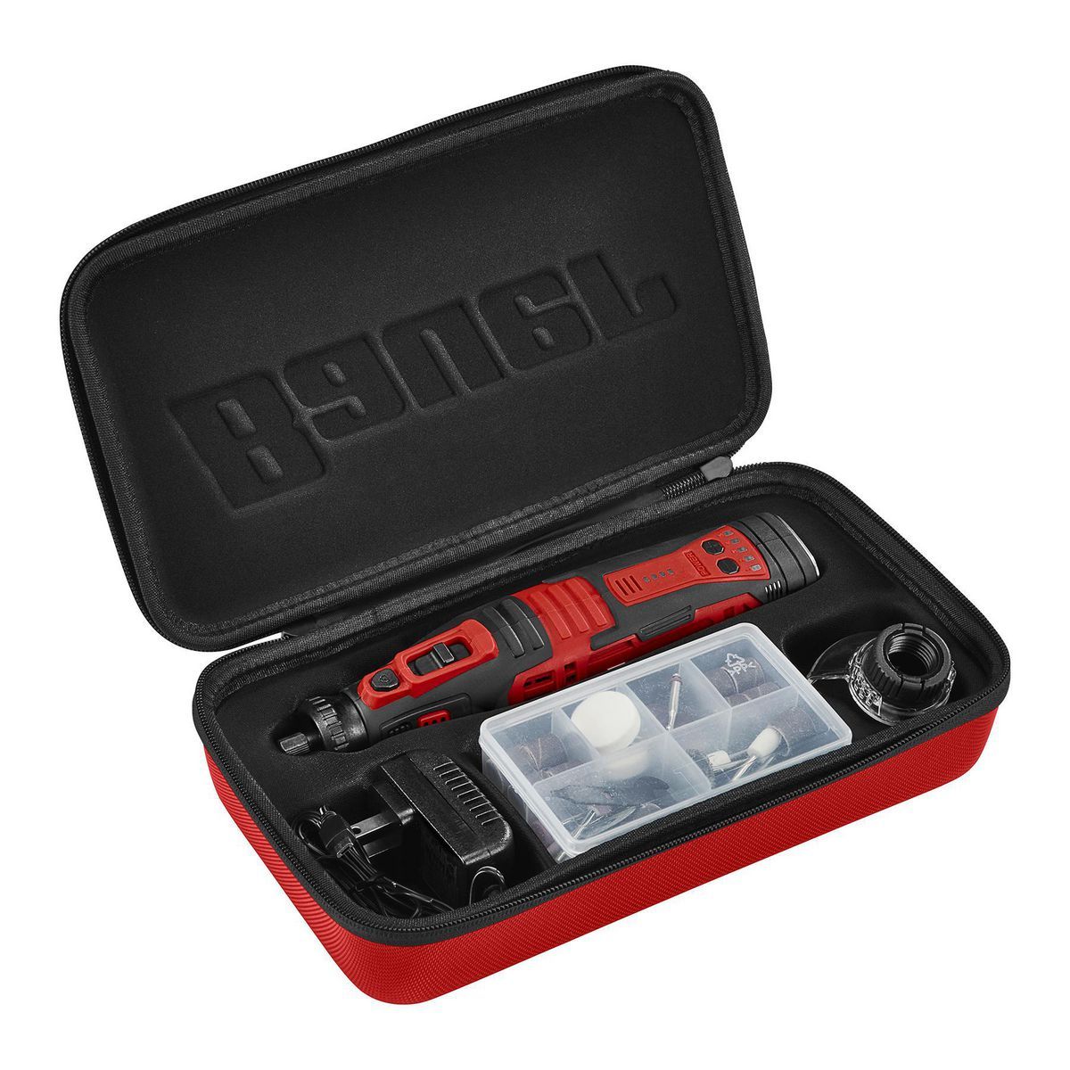 8V Cordless Variable Speed Rotary Tool Kit, 40 Piece E8578
