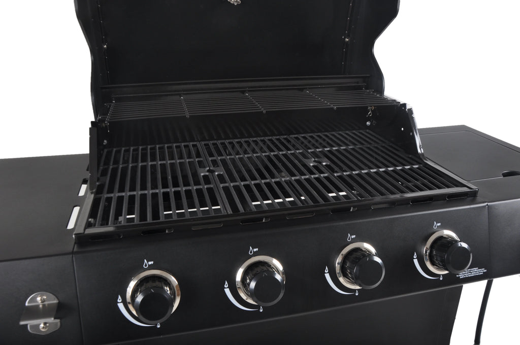 4-Burner Propane Gas Grill with Side Burner Z593634