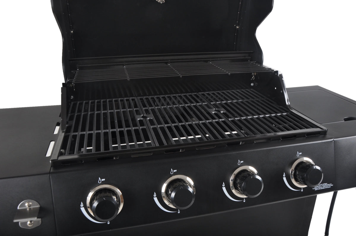 4-Burner Propane Gas Grill with Side Burner Z593634