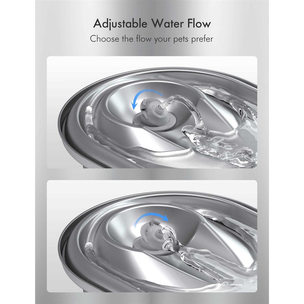 Cat Water Fountain Stainless Steel H3172