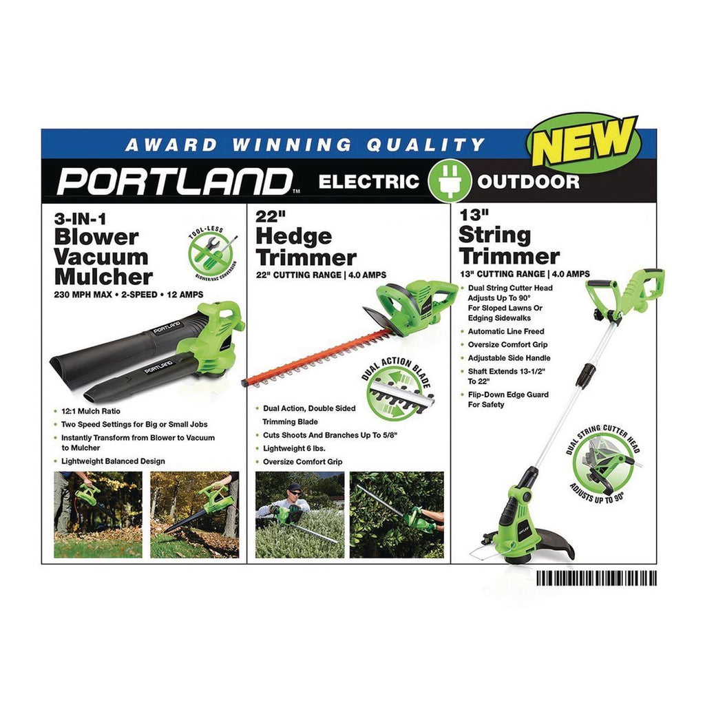 12 Amp 3-in-1 Electric Blower Vacuum Mulcher K2222