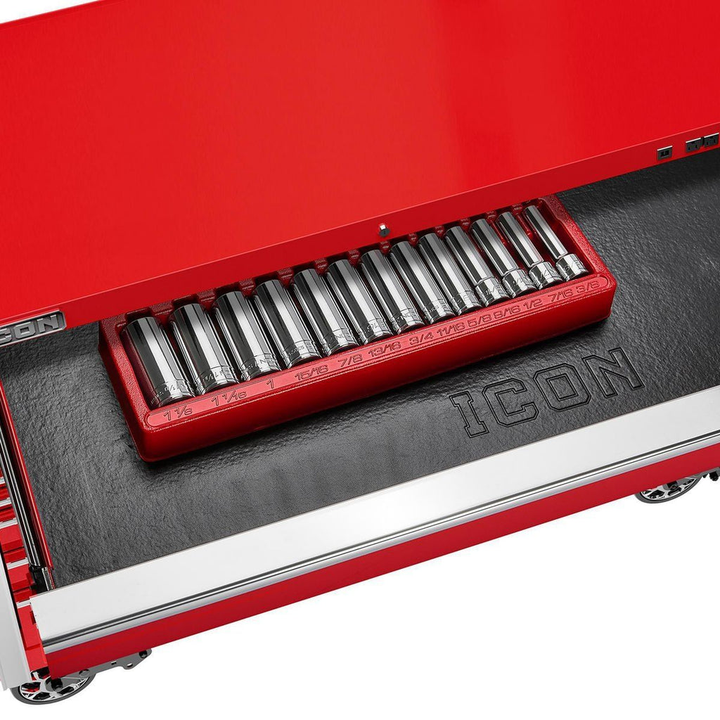 1/2 in. Drive SAE Deep Socket Set, 13-Piece X4722