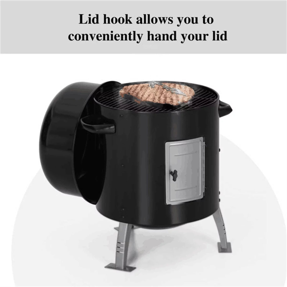 Portable Charcoal Grill & Smoker Z752870
