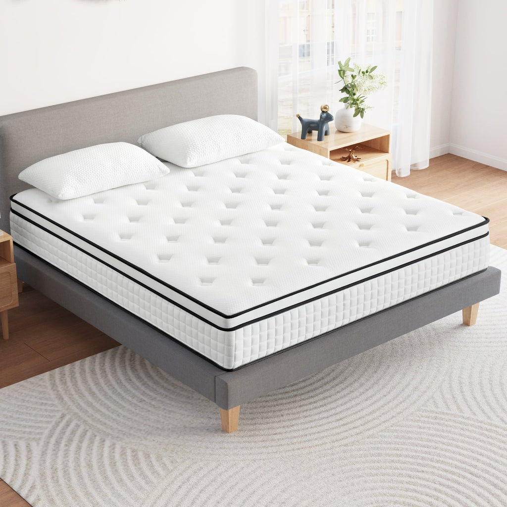 Queen Size 12 inch Hybrid Innerspring Mattress U60248