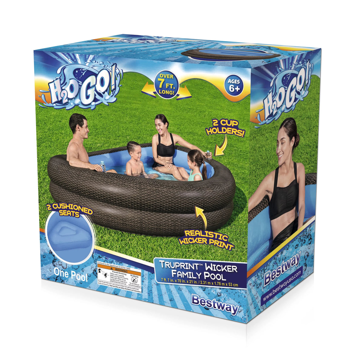 Inflatable Family Kiddie Pool L618332