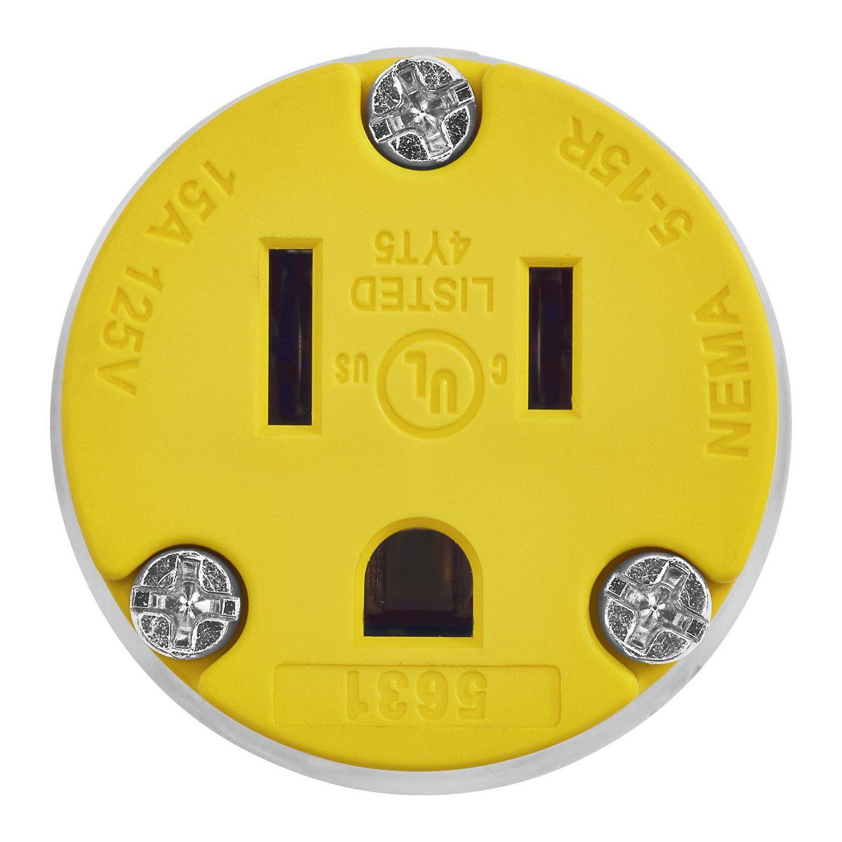 125V 15 Amp 12-18 AWG Light Up Female Connector X135