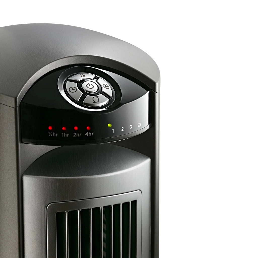 42 Tower Fan with Remote, Gray/Brown Y249409