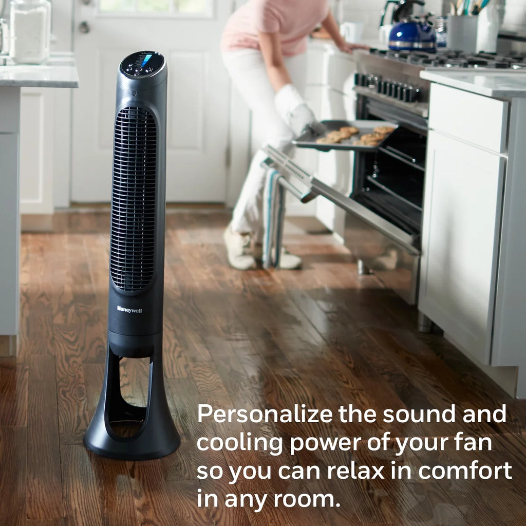 Black Oscillating Electric Tower Fan S443963