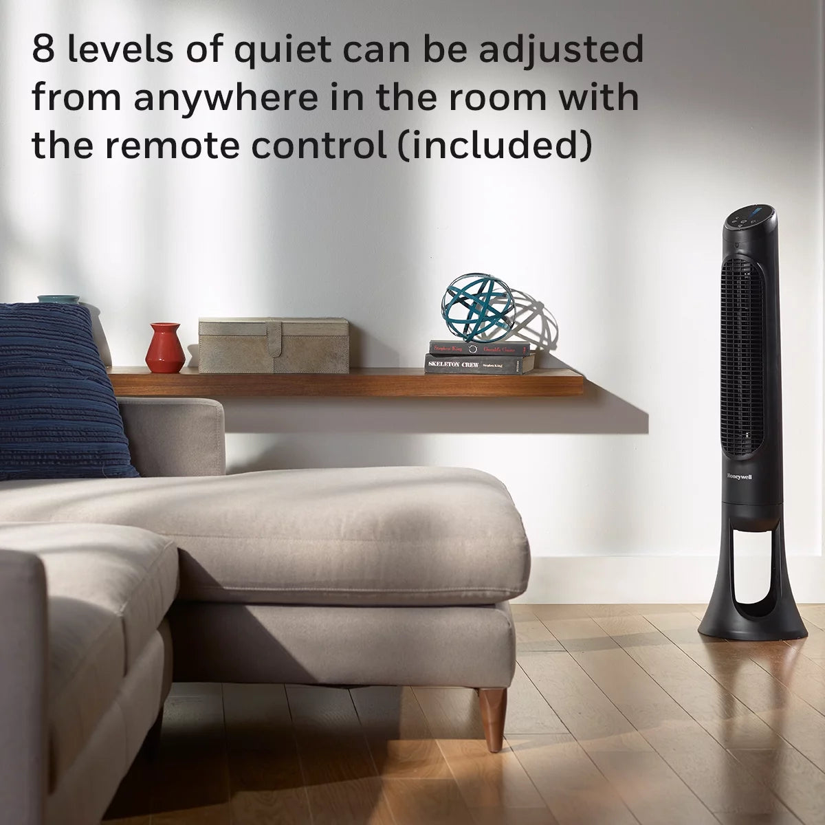 Black Oscillating Electric Tower Fan S443963