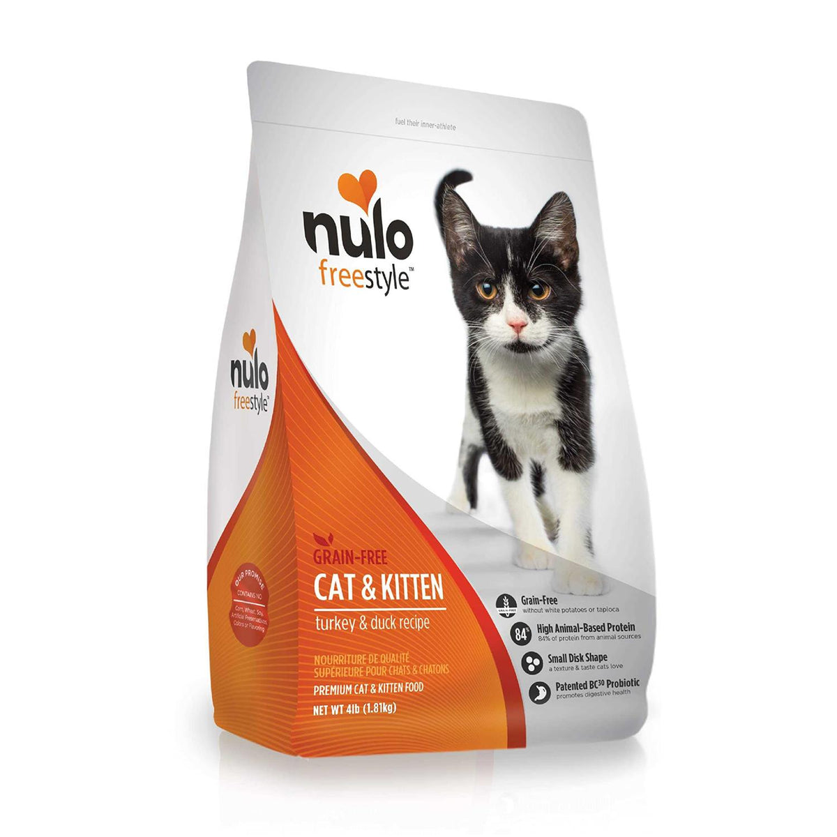 Grain-Free Turkey & Duck Recipe Dry Cat & Kitten Food O6974