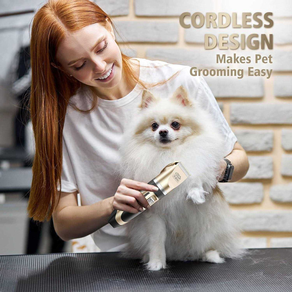 Dog Clippers Low Noise Rechargeable Cordless Grooming Kit H8554