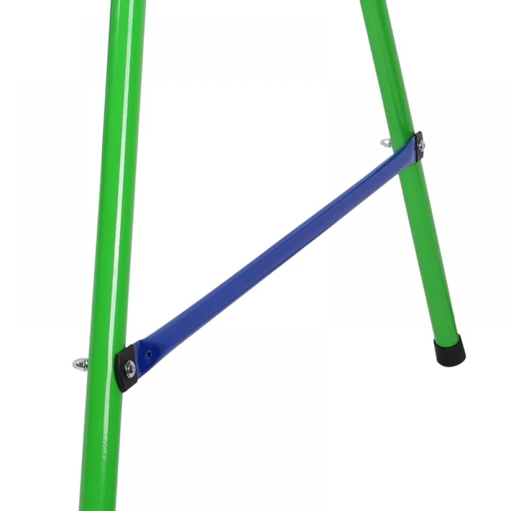 Folding Metal Swing Play Set with Safety Harness I574923